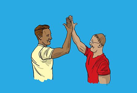 An illustration demonstrating how Journey Enterprises can help you make friends make friends